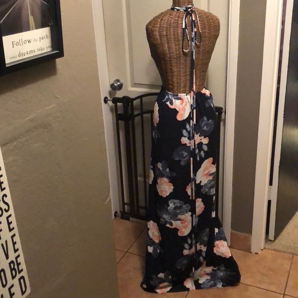 Floral navy maxi - Picture 2 of 4